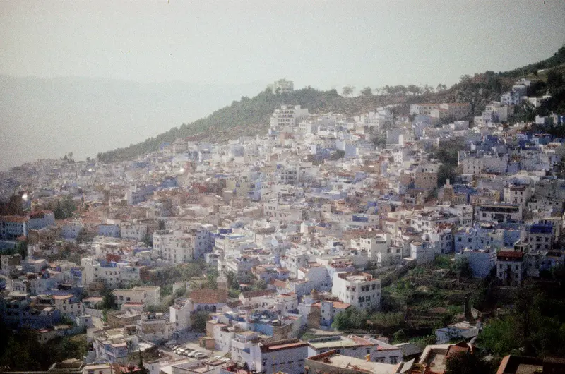 The blue city