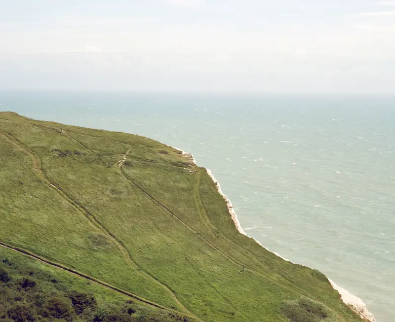 Green cliff
