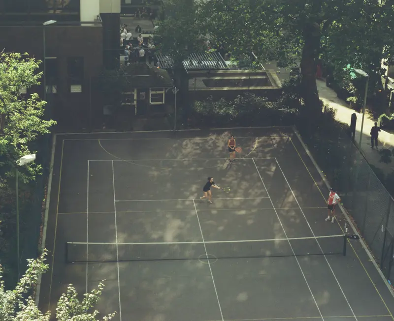 Tennis from above