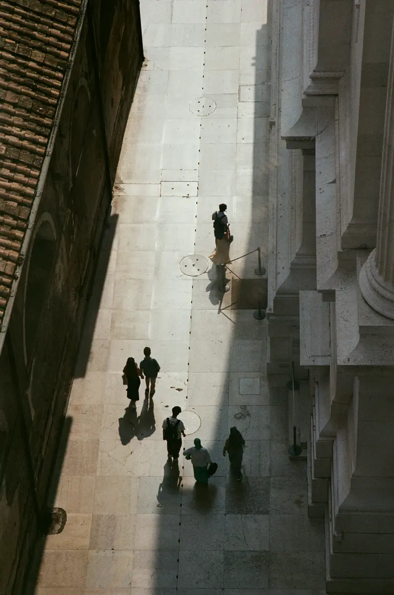 Shadows from above