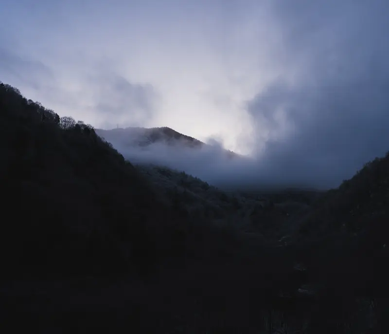 Clouds rolling in